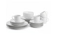 24 pc ceramic dinner set - white