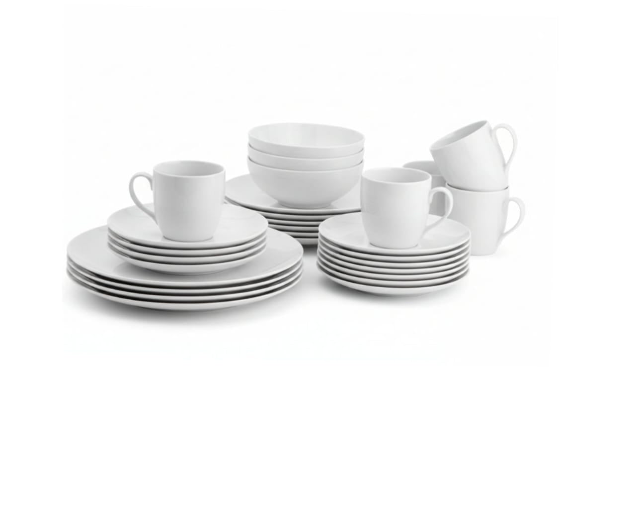 24 piece ceramic dinner set