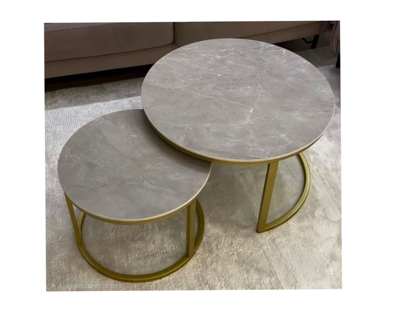 2 piece Classic Nesting center table