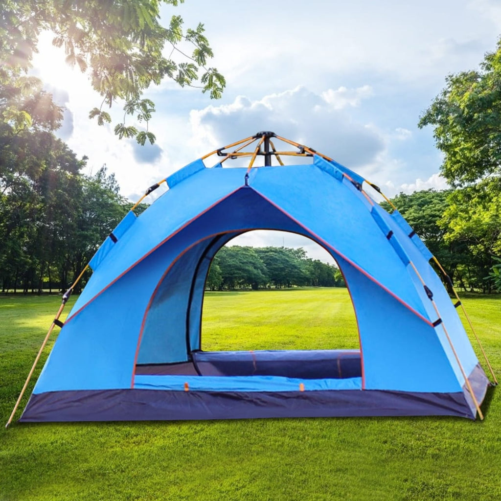 4 people automatic camping tent