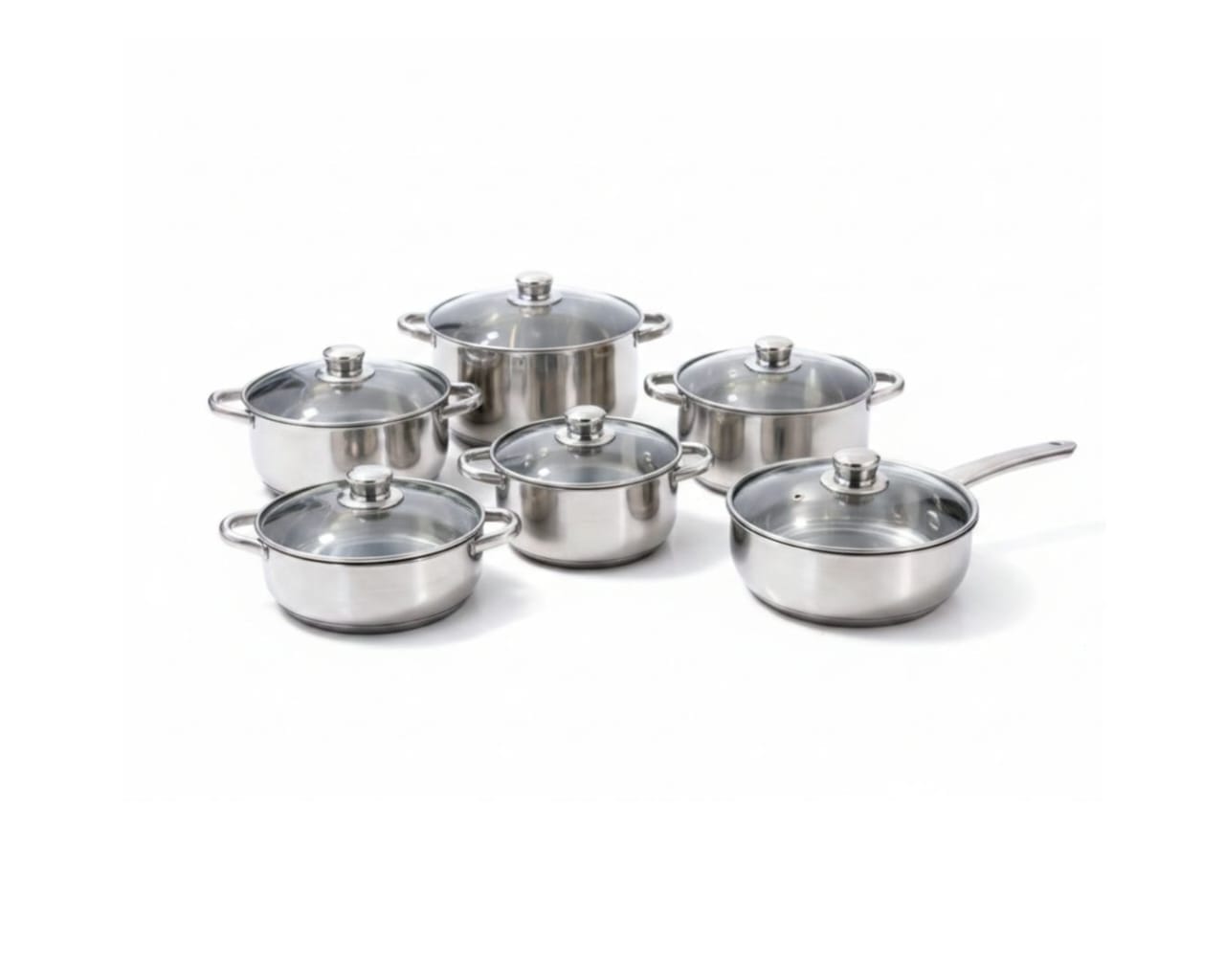6-Piece Classic Stainless Steel Cookware