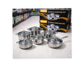 6-Piece Classic Stainless Steel Cookware Set
