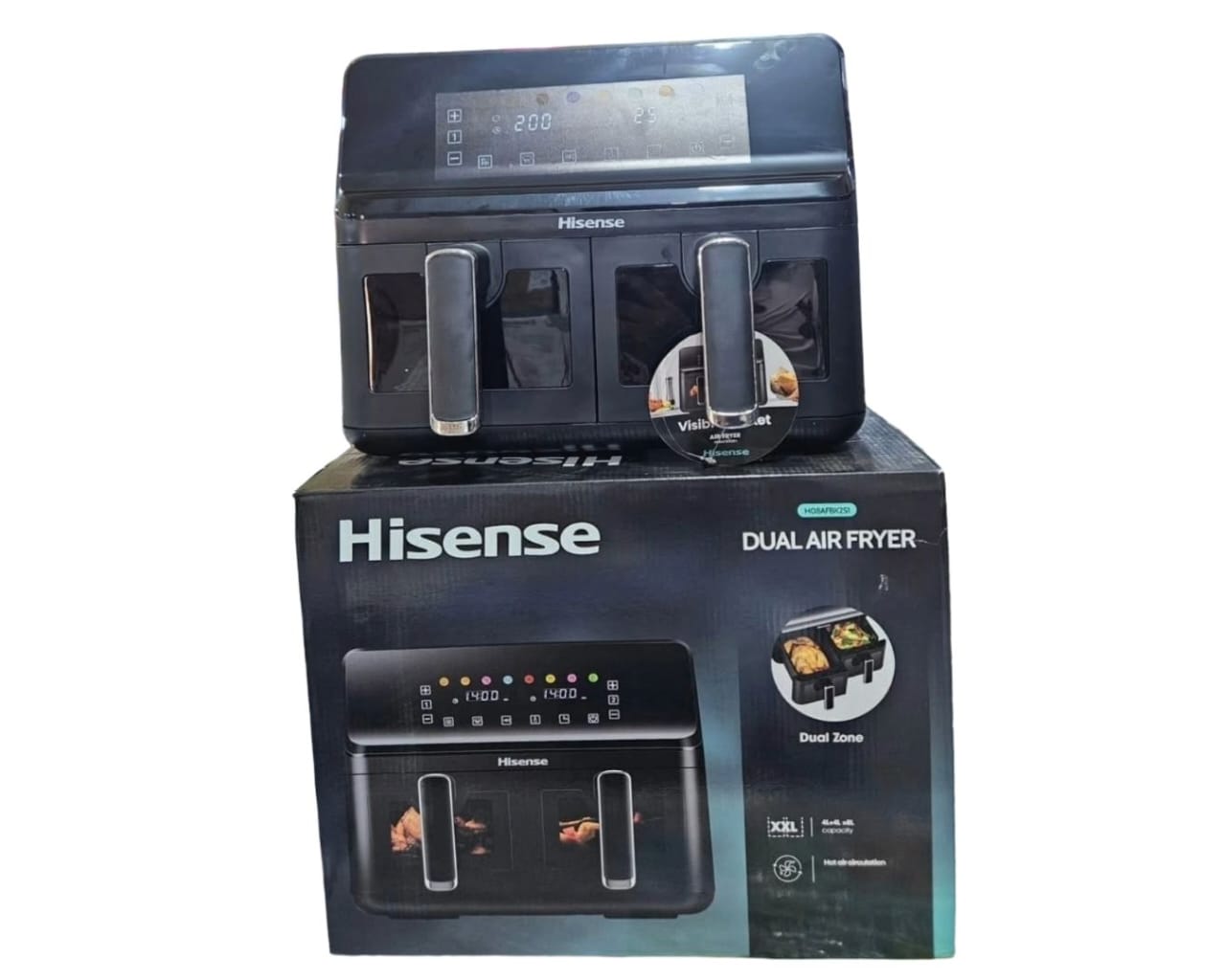 Hisense 8L Double sided digital air fryer