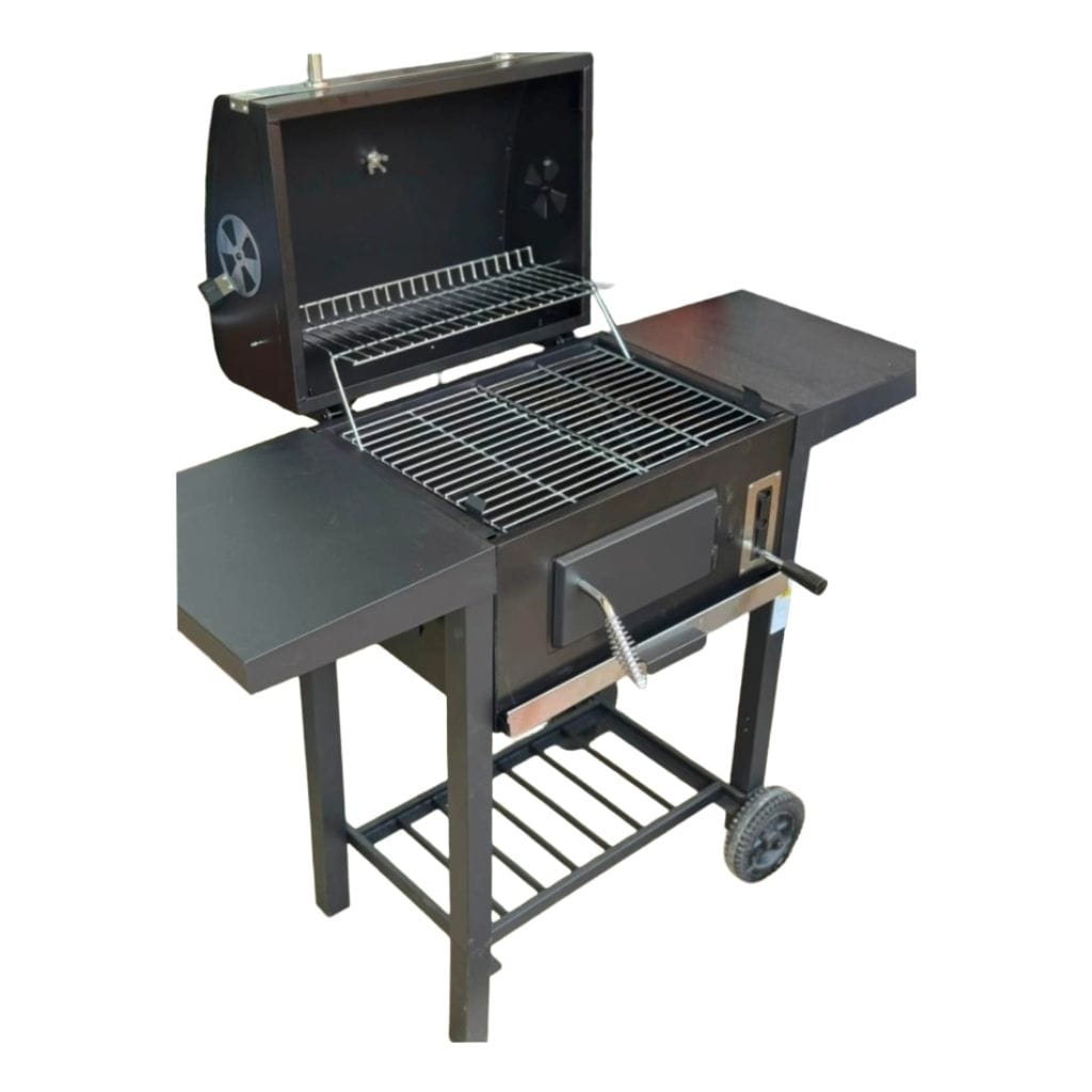 Outdoor Heavy-Duty Adjustable Home and Commercial Barbeque grill (uses charcoal)