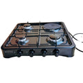 Blueflame table top cooker-3 gas burners + 1 electric plate