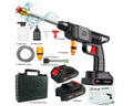 Car pressure washer with rechargeable batteries