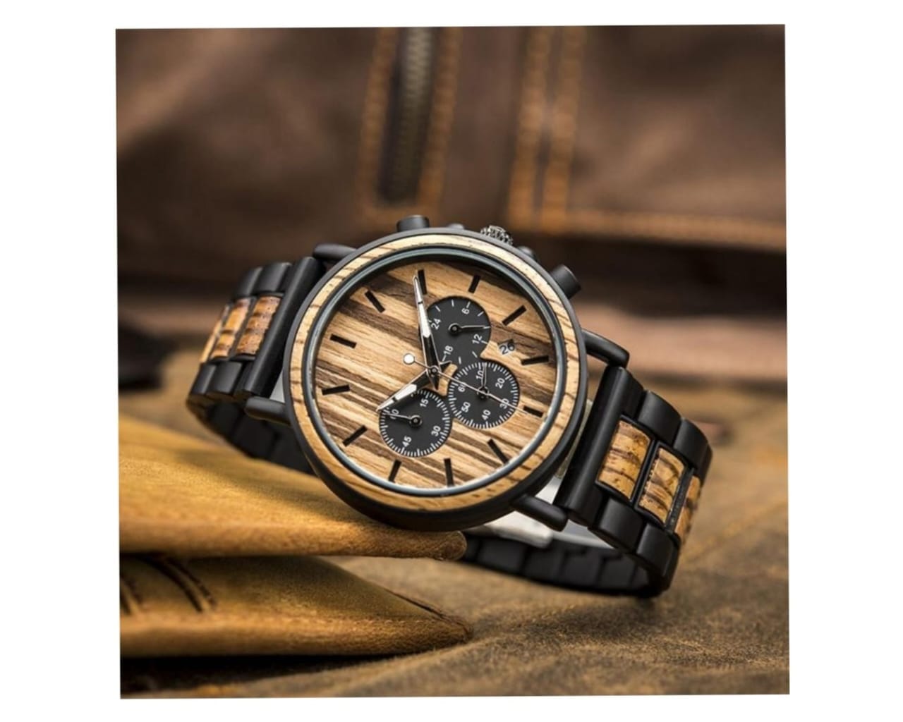Classic wooden watch