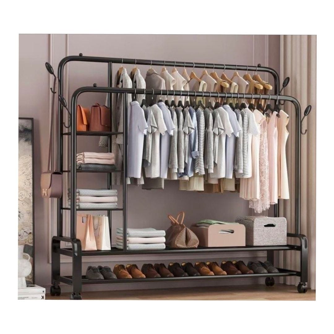 Multifunctional cloth and shoe rack