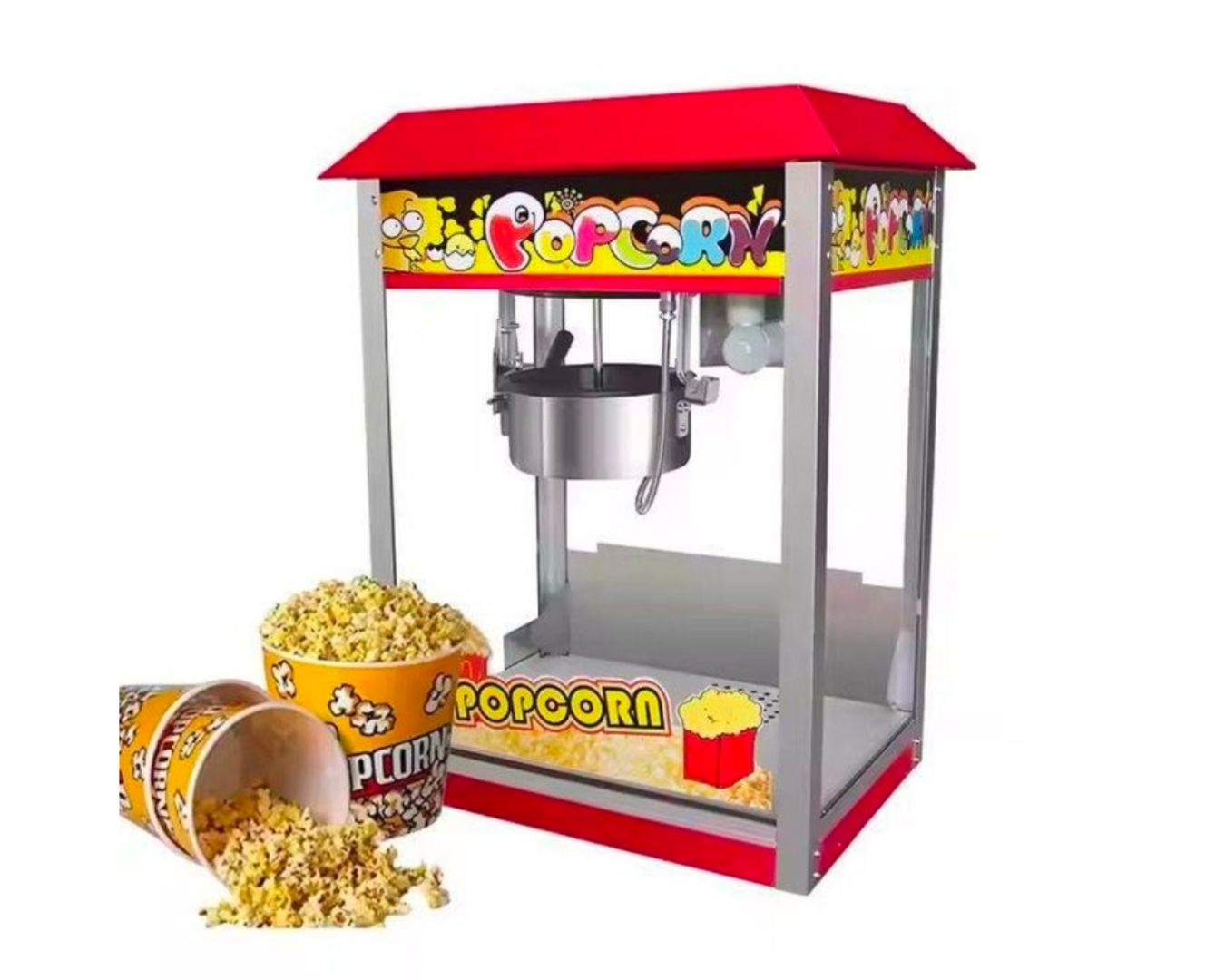 Commercial popcorn machine