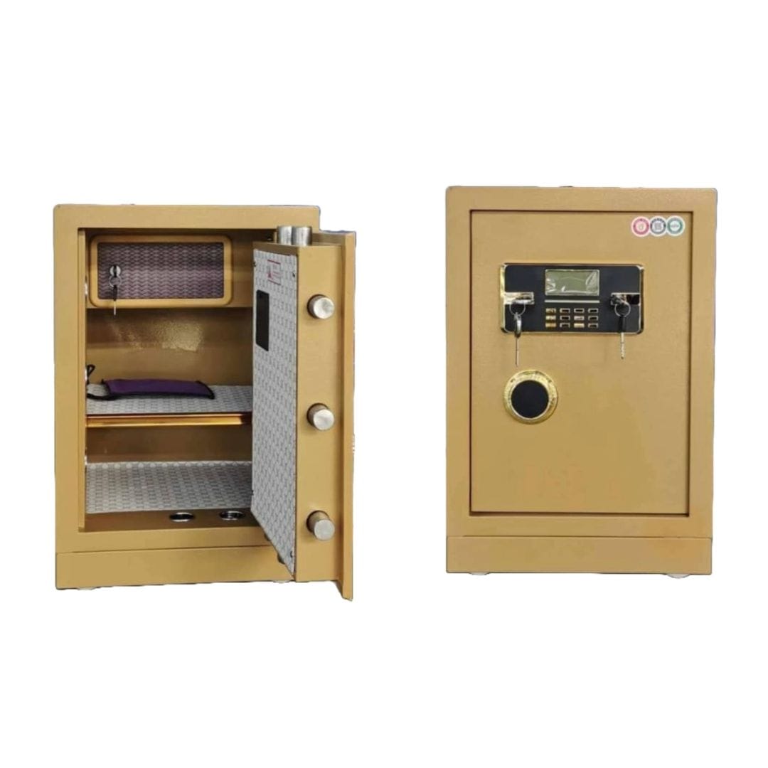 Home/commercial Digital safe with key locks-fire and waterproof
