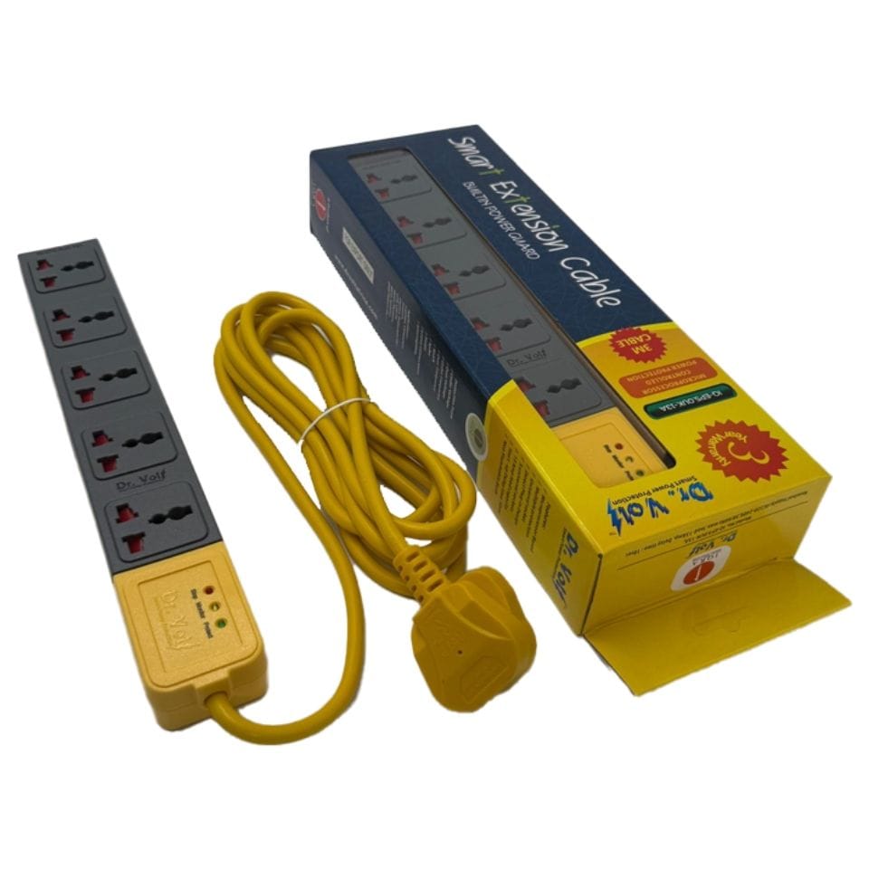 Dr. Volt Smart 3 metre extension cable with built in power guard