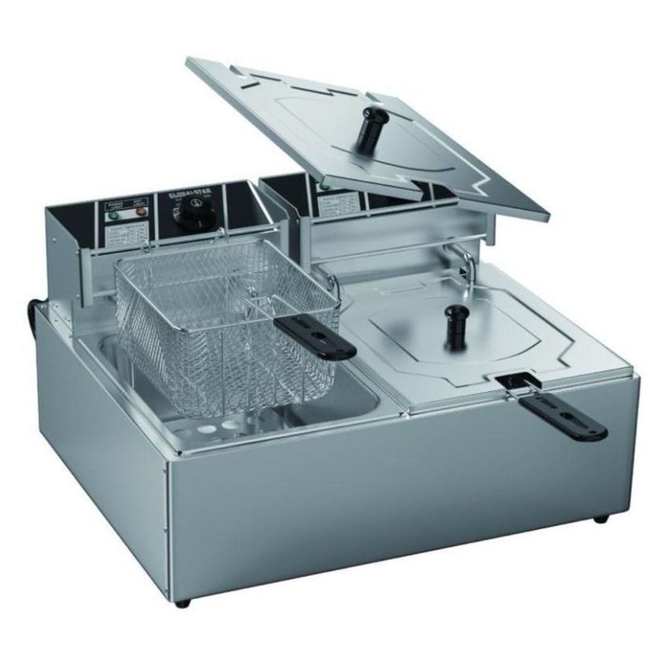 Globalstar 12L Double commercial deep fryer