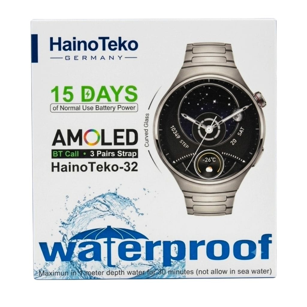 Haino Teko Bluetooth calling smartwatch with 3 straps