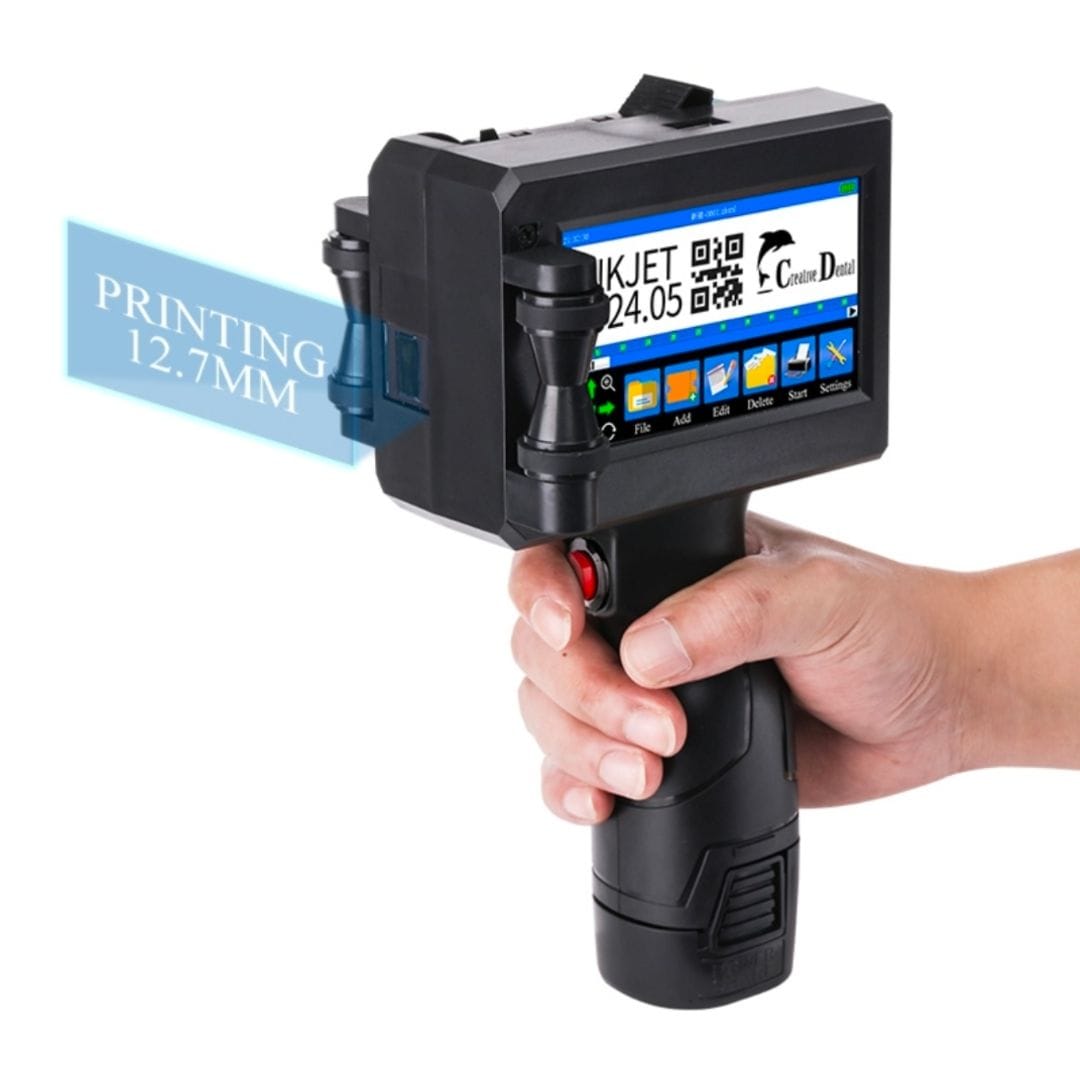 Handheld inkjet printer