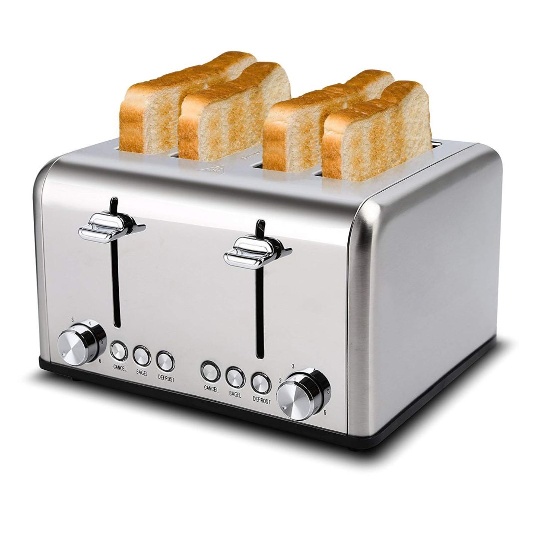 Lekker 4-slice elctric home and commercial bread toaster