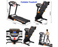 Home and Commercial Treadmill with speakers, USB port, Aux, Dumbells, Massage belt, waist massage