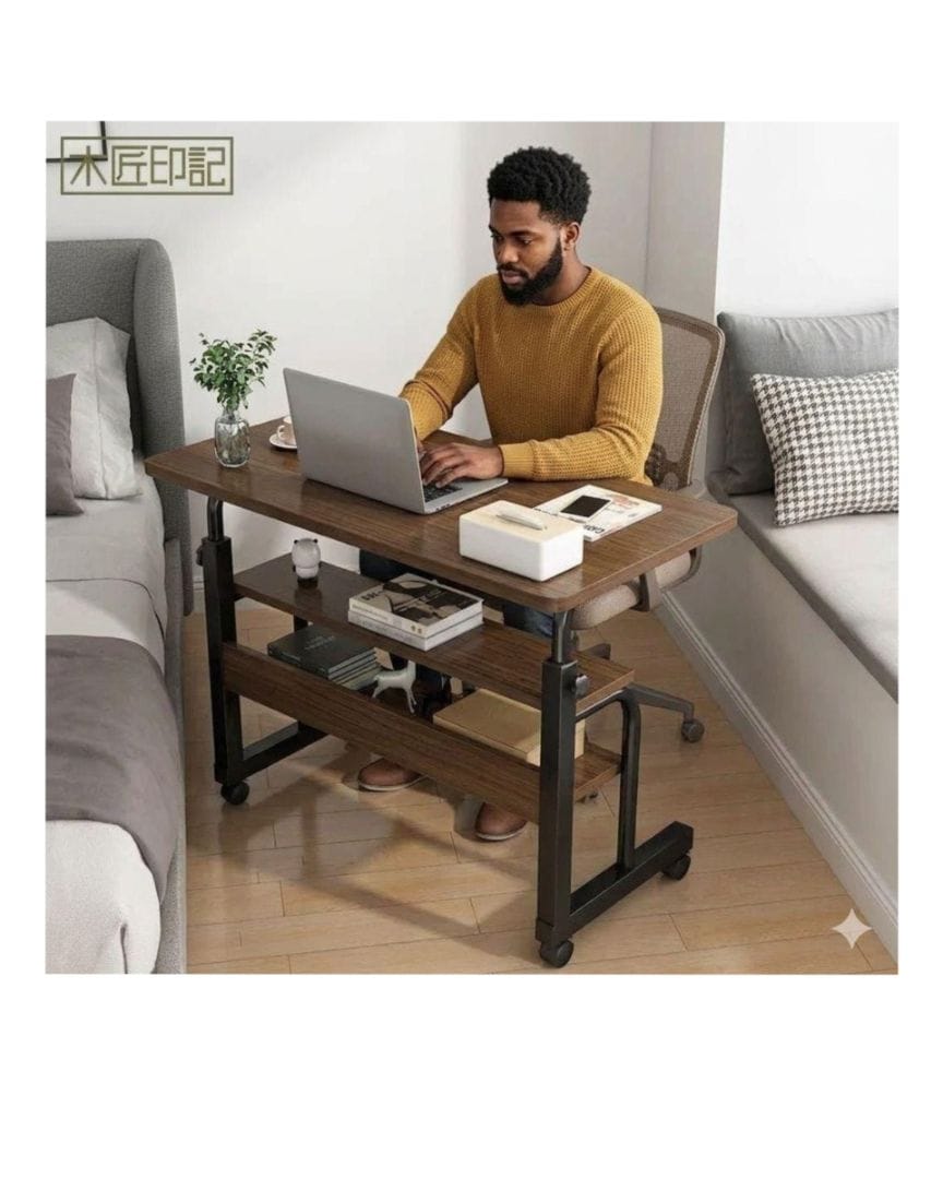 Adjustable laptop table