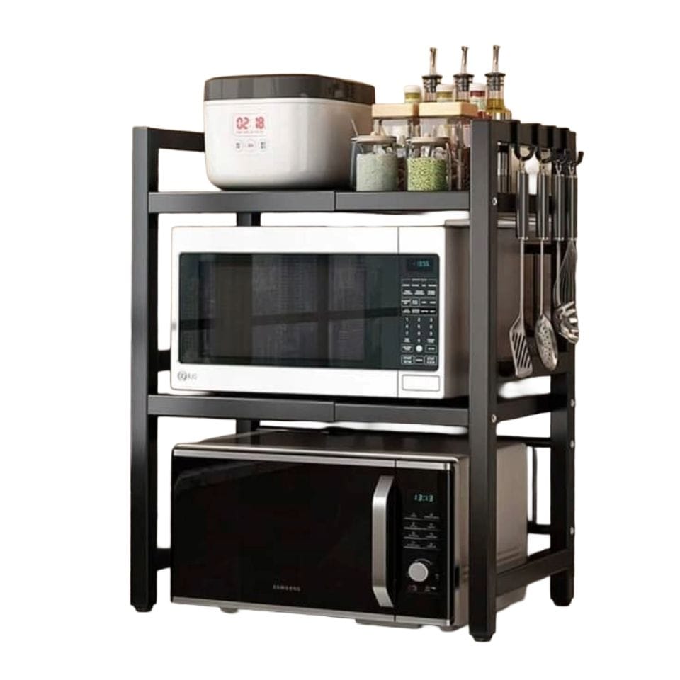 2 layer Classic microwave organiser and stand