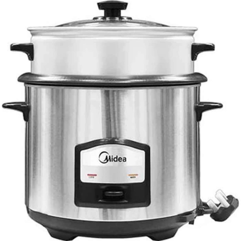 Midea 2.0L Rice Cooker With Steamer 750W, 2.95kg Rice.