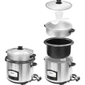 Midea 2.0L Rice Cooker With Steamer 750W, 2.95kg Rice