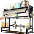 Stainless steel over the sink drying rack