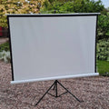 Projector screen with tripod stand-2.4 metres