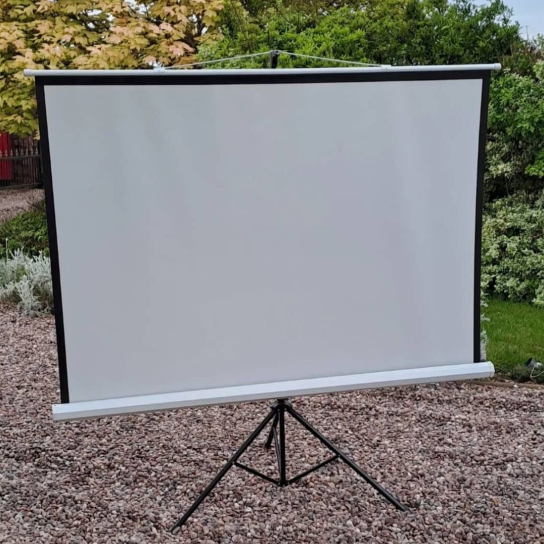 Projector screen with tripod stand-2.4 metres