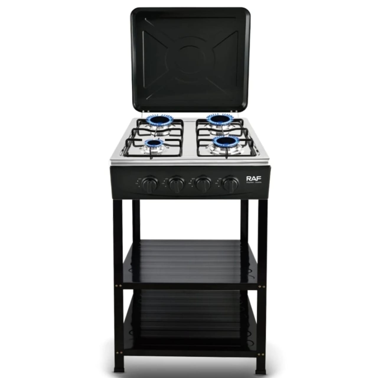 RAF 4 Burner gas stove with a stand