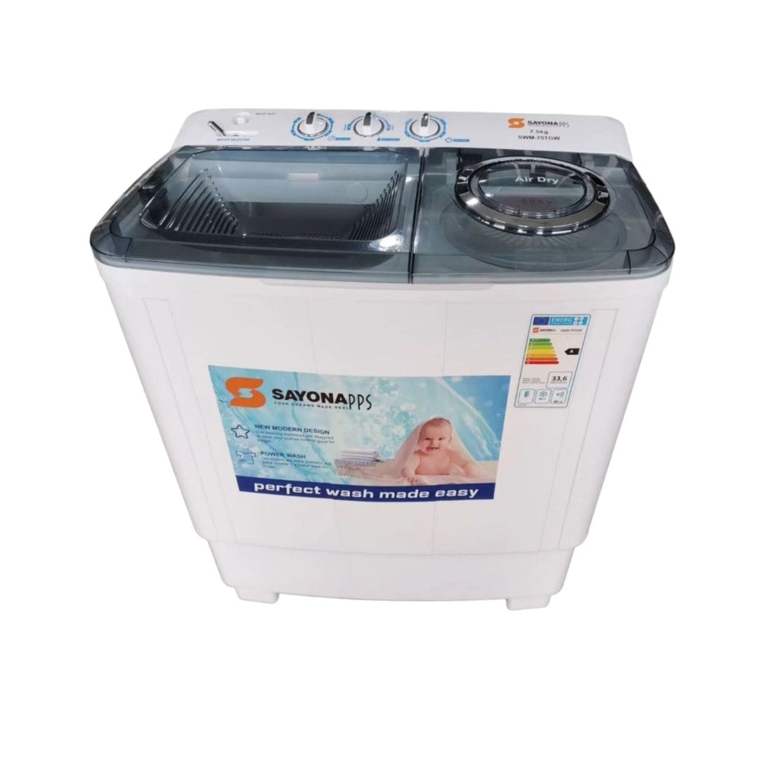 Sayona 7kg top loader washing machine