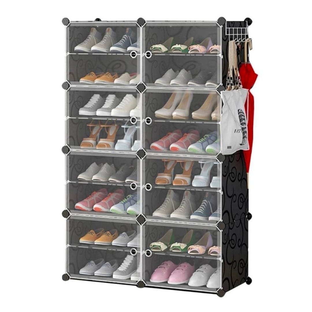 2 Column shoe rack-accomodates 32 pairs