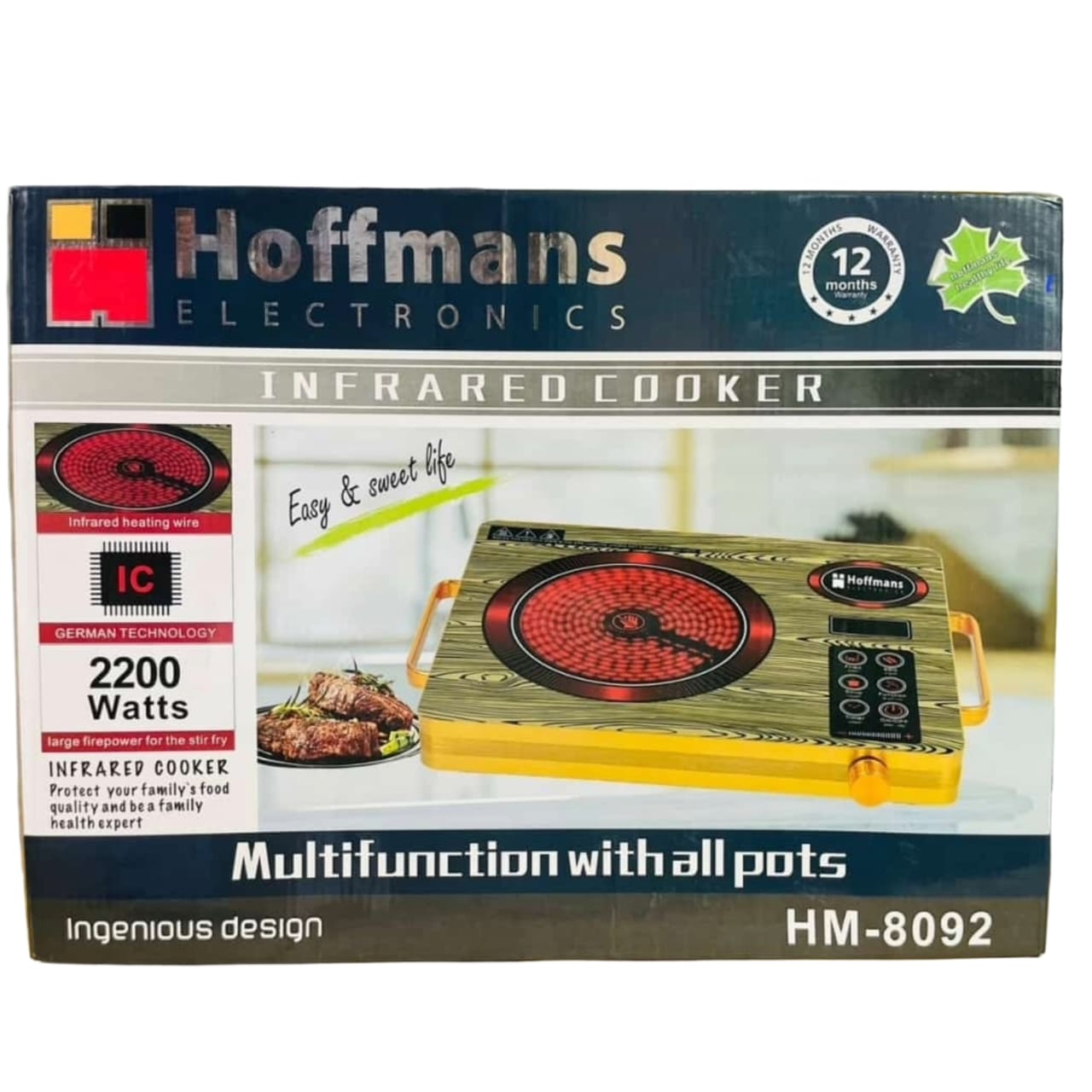 Single Infrared cooker