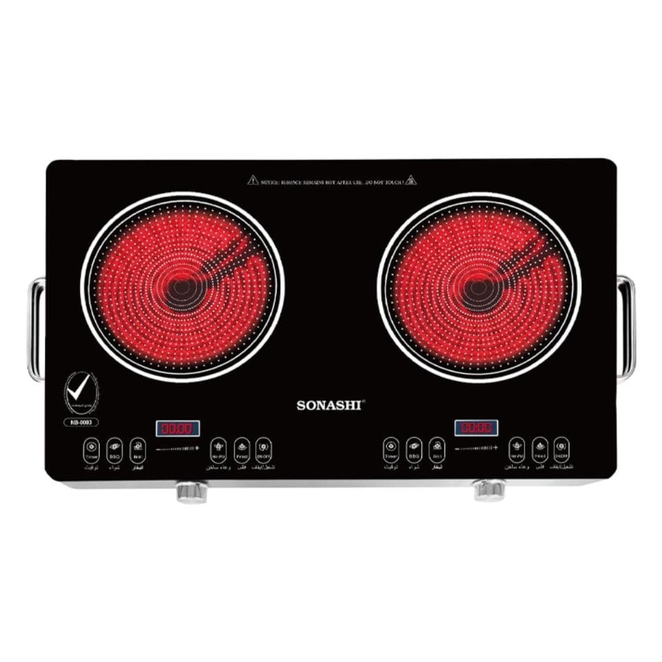 Sonashi Double Burner infrared cooker SIS017C