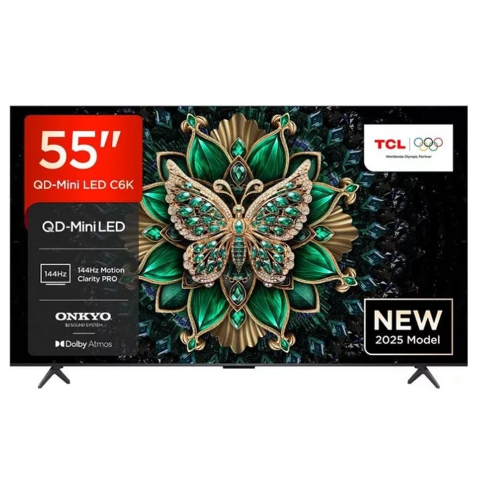 TLC 55 inch C6K 4K UHD QD-Mini LED Google TV