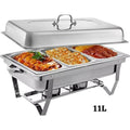 Triple Chamber Chafing Dish