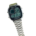 Casio Vintage Watch with metallic strap