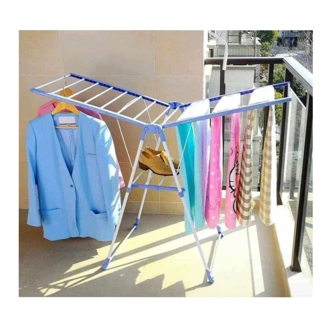 Plastic shoe and cloth drying rack