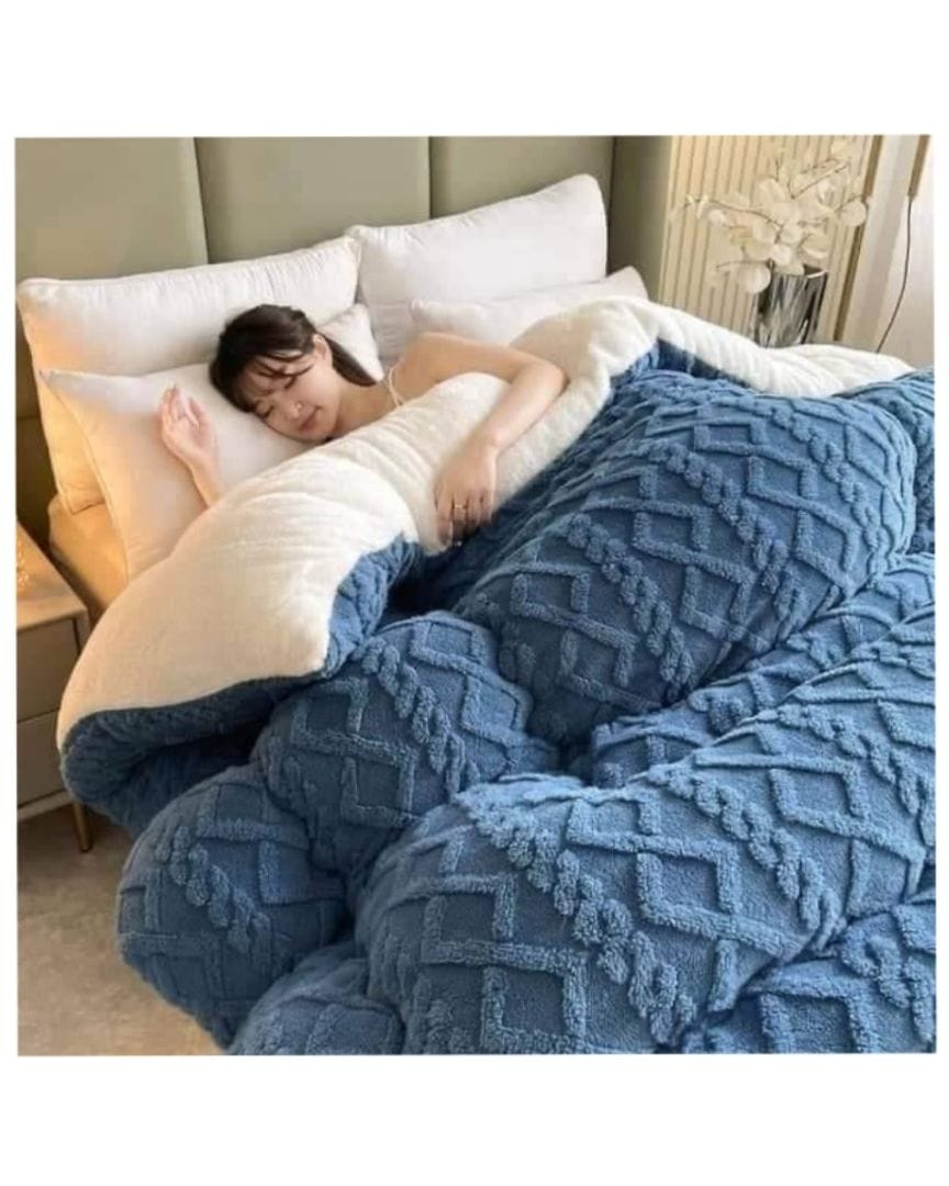 Honey G - Turkish Coral duvet with 2 pillow cases + Bed sheet
