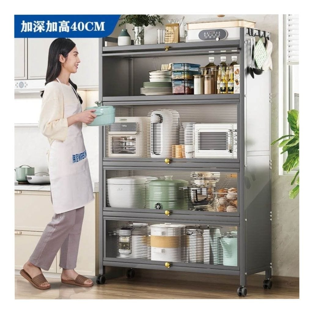 4 Layer Classic and Flexible Kittchen / Office Organiser- Big Capacity