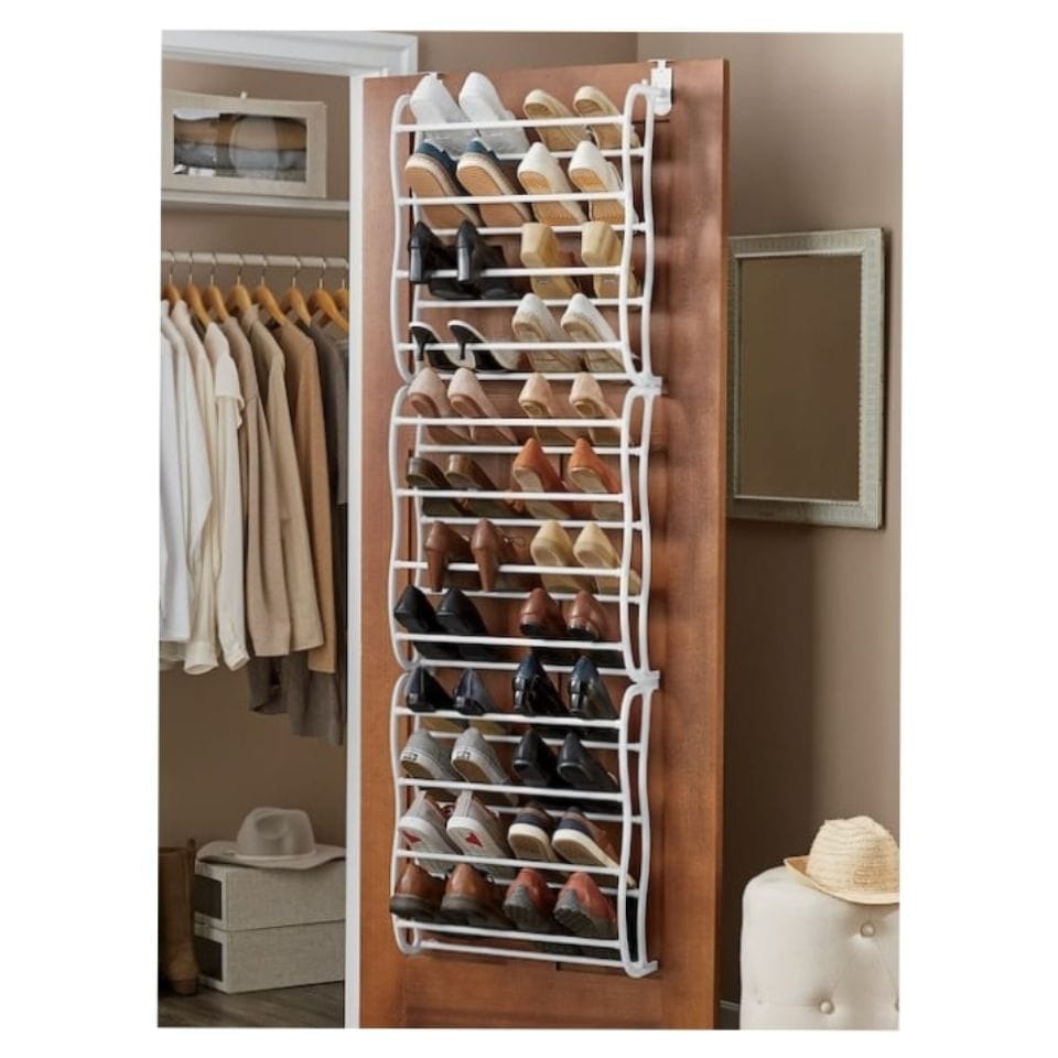 Over the door shoe rack
